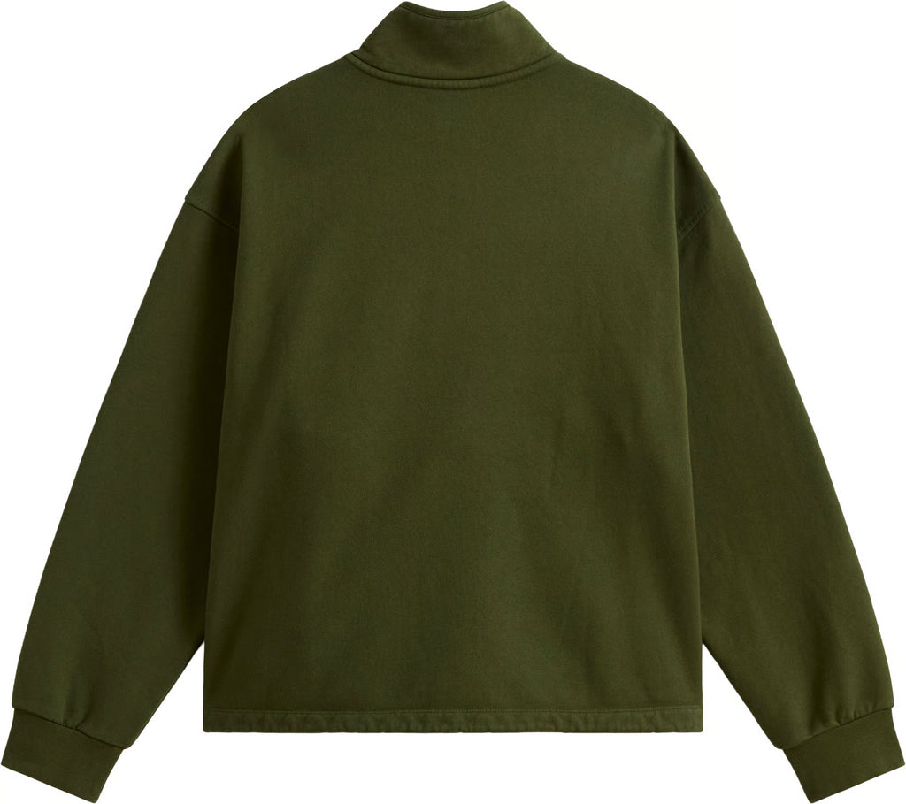 Vans Full Zip Mock Neck Flee Green Balsam