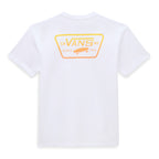 Vans Men's Full Patch Back T-shirt-White/Copper Tan XL | Vans | T Shirt - Northshore Newquay - Surf/Skate