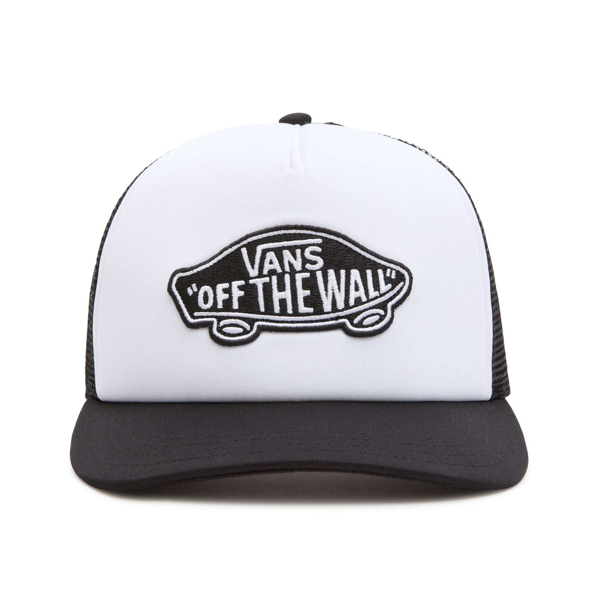 Vans Classic Patch Curved Bill Trucker-Black/White | Vans | - Northshore Newquay - Surf/Skate Shop