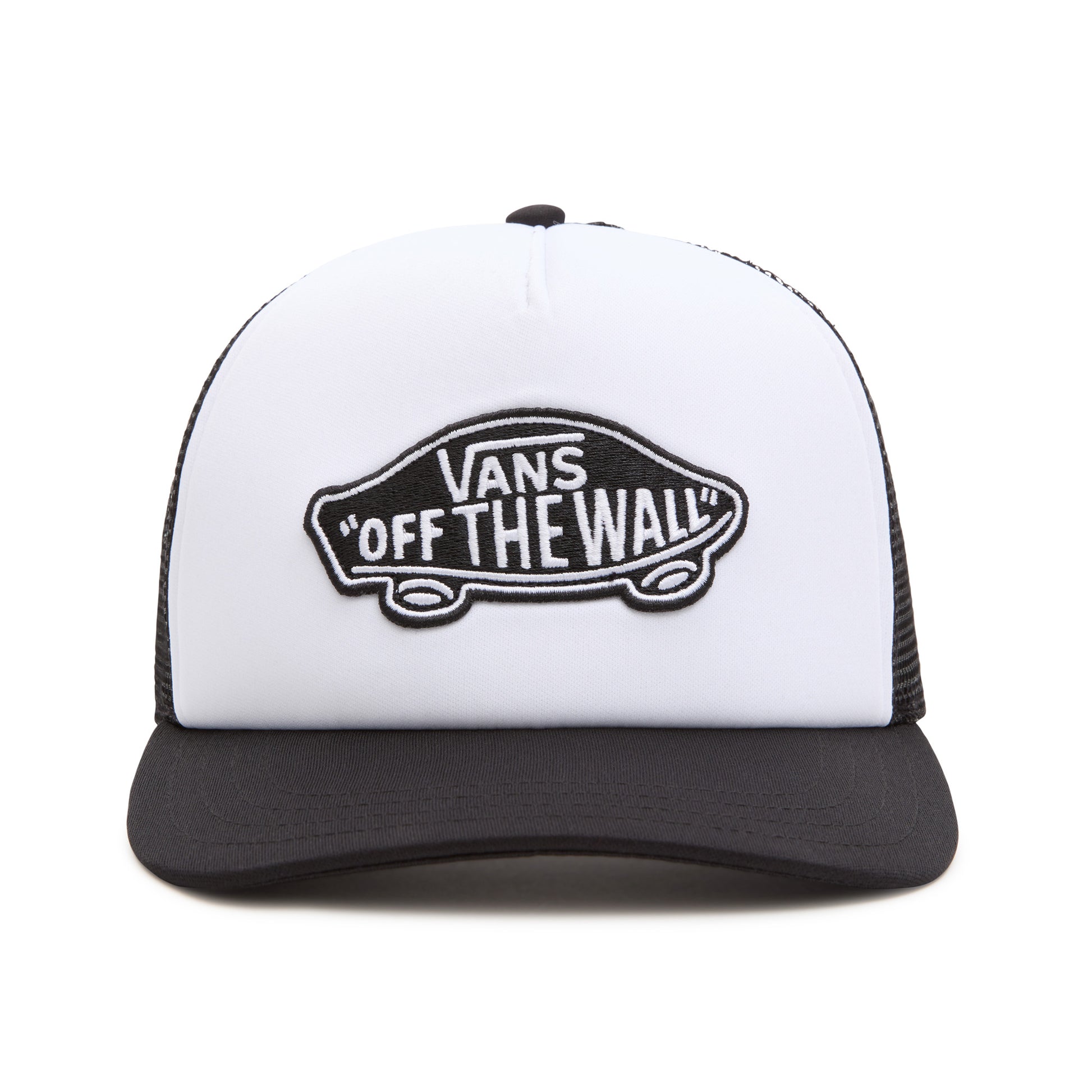 Vans Classic Patch Curved Bill Trucker-Black/White | Vans |