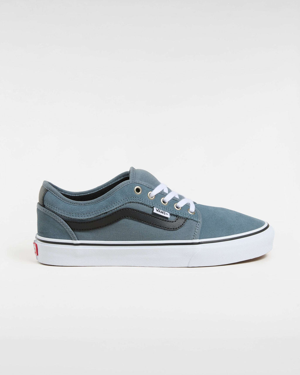 Vans Skate Chukka Low Sidestripe Shoes-Black/Slate Blue | Vans | Skate Shoes