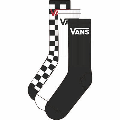 Vans Classic Crew Socks- Black/White | Vans | Sports socks