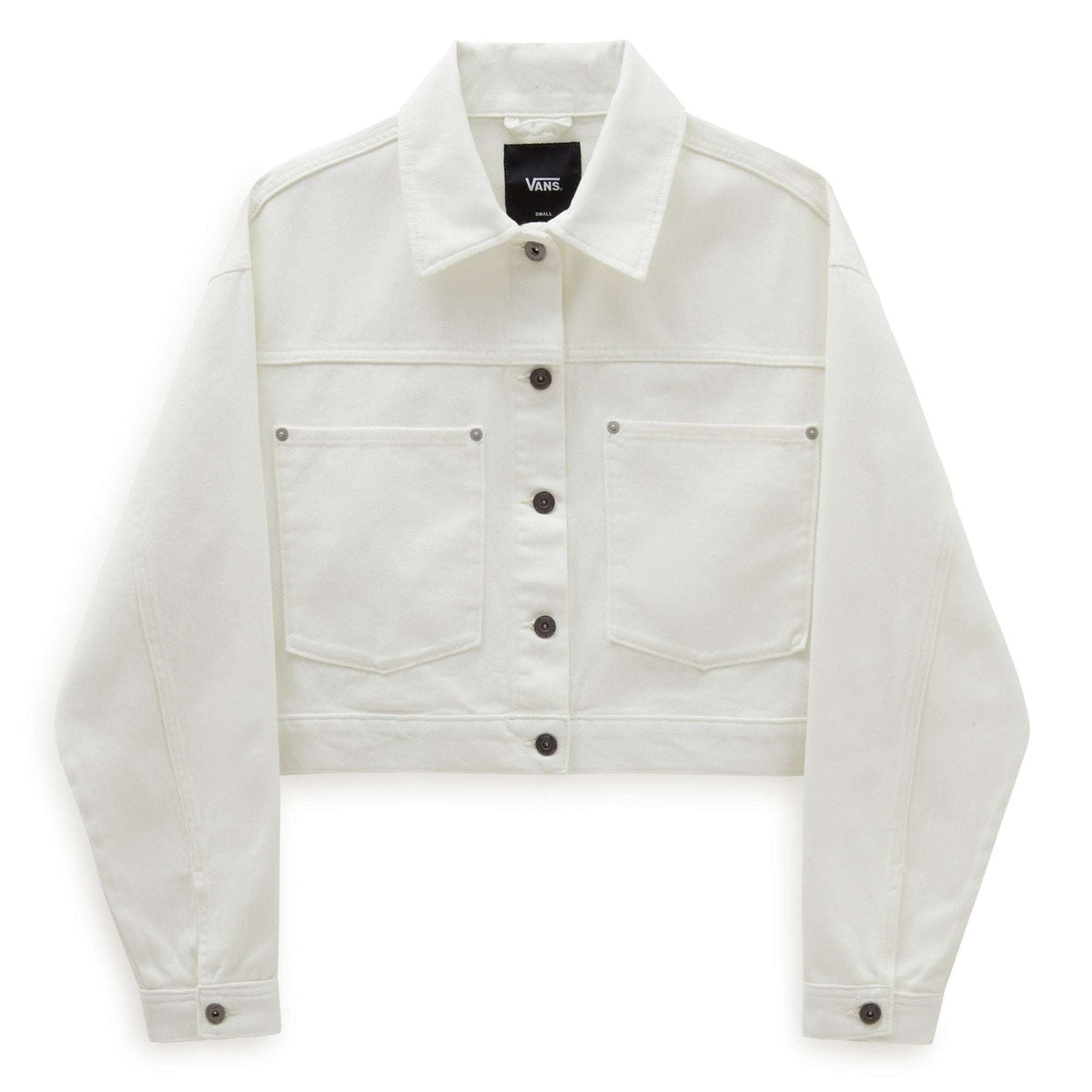 Vans Raynes Crop Trucker Jacket-Marshmallow XL | Vans | Jacket - Northshore Newquay - Surf/Skate Shop