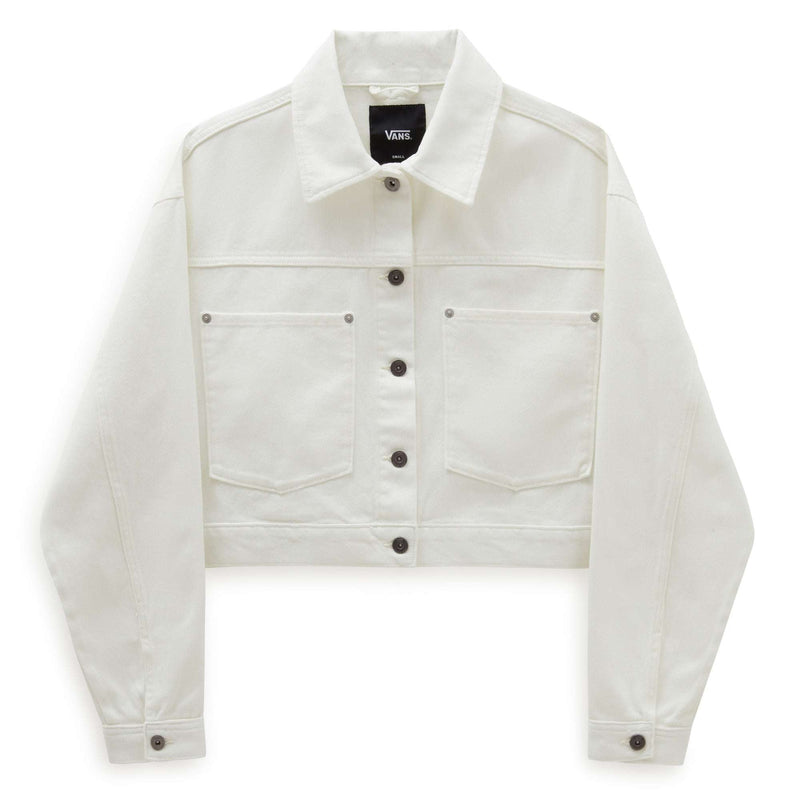 Vans Raynes Crop Trucker Jacket-Marshmallow XL | Vans | Jacket - Northshore Newquay - Surf/Skate Shop