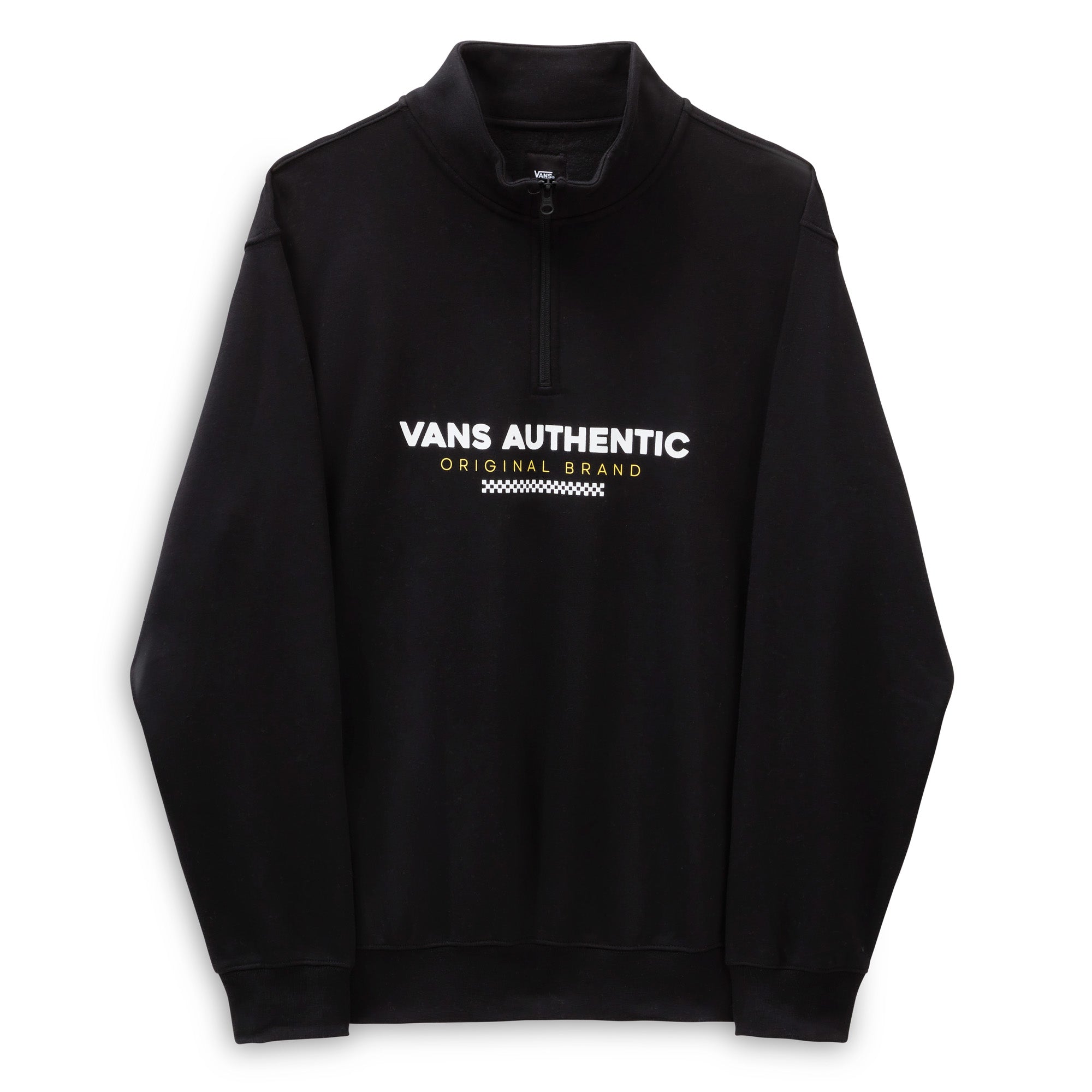 Vans Men s Sport Half Zip Sweatshirt Black Northshore Surf Shop