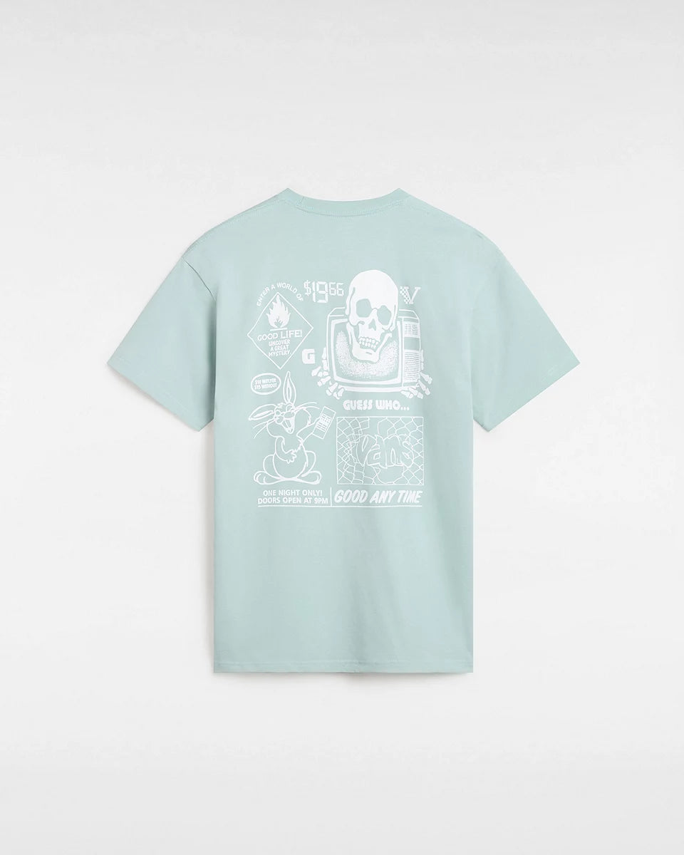 Vans Crazy Eddy T-Shirt-Grey Mist XL | Vans | T Shirt - Northshore Newquay - Surf/Skate