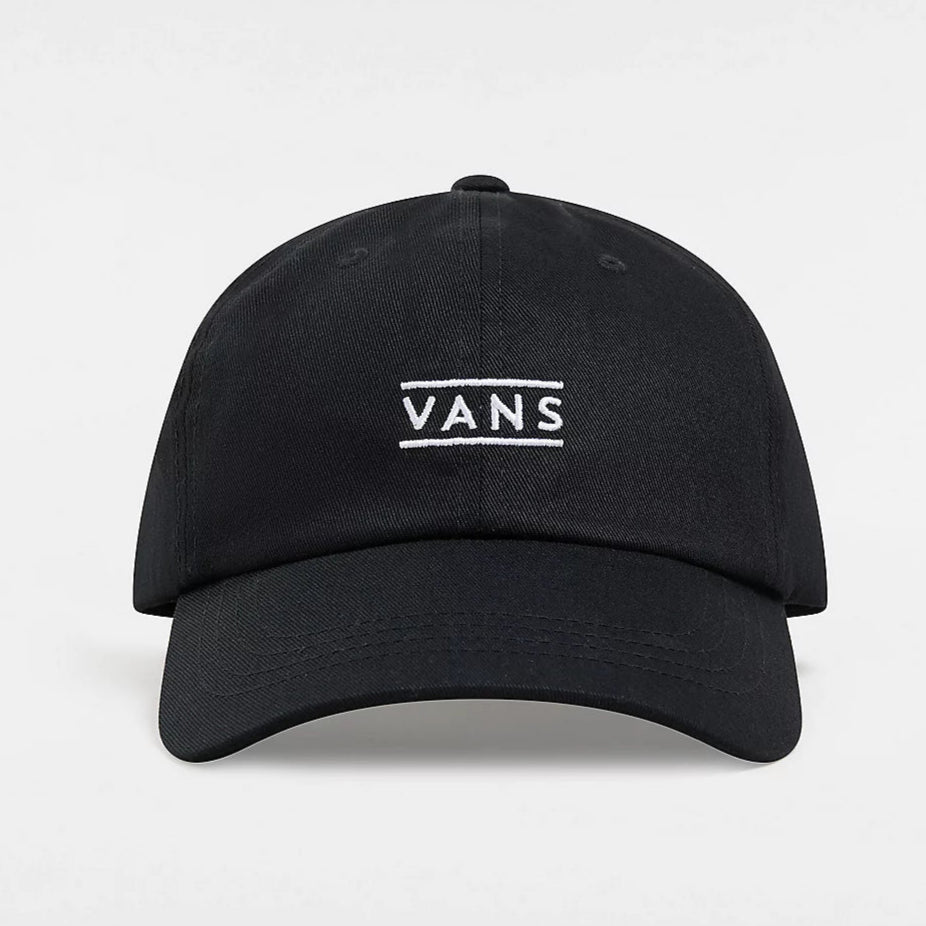 Vans Half Box Curved Bill Jockey Cap-Black | Vans | Cap