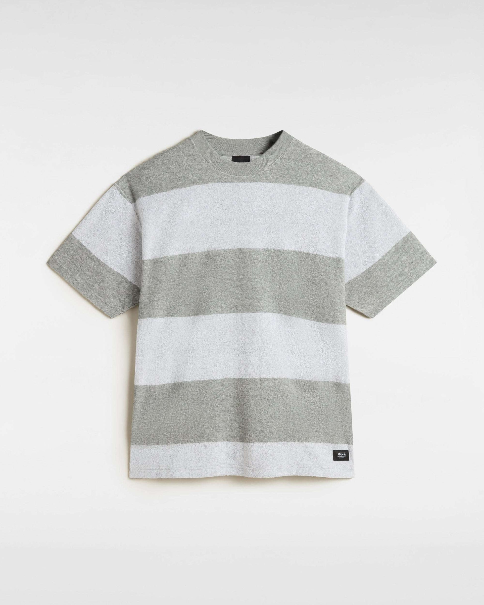Vans Bergman Stripe Tshirt-Cement Heather | Vans |
