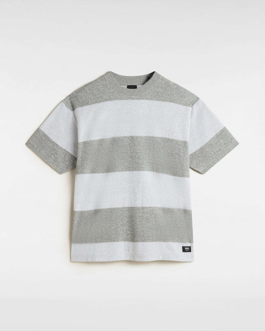 Vans Bergman Stripe Tshirt-Cement Heather | Vans |