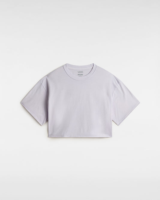 Vans Relaxed Wash Crop T-shirt-Evening Haze | Vans |