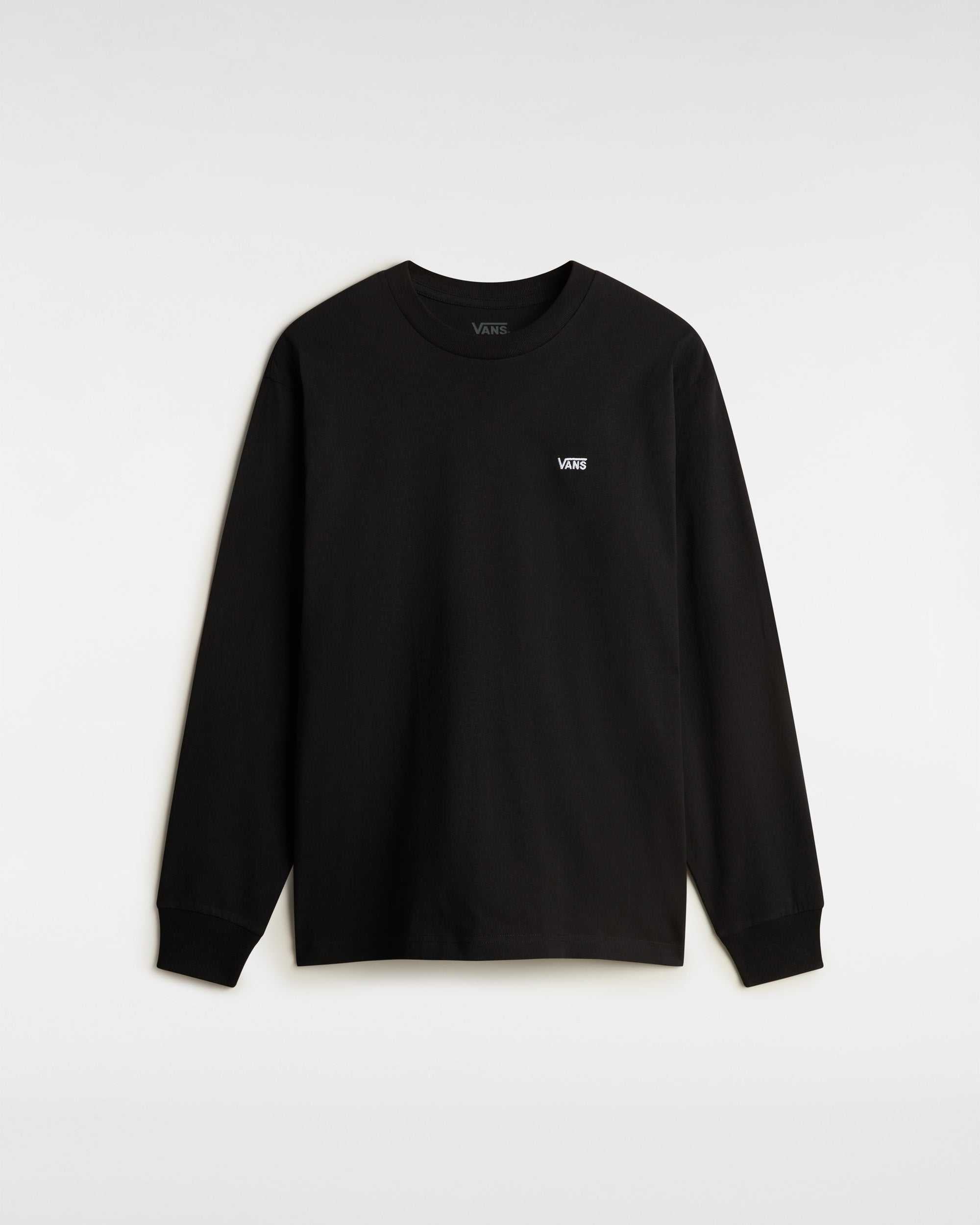 Vans Left Chest Logo Long sleeve-Black | Vans | T Shirt - Northshore Newquay - Surf/Skate