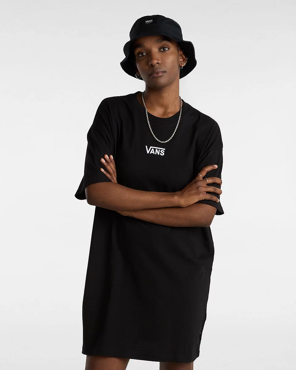 Vans Women’s Center Vee Tee Dress (black) | Vans | Dress