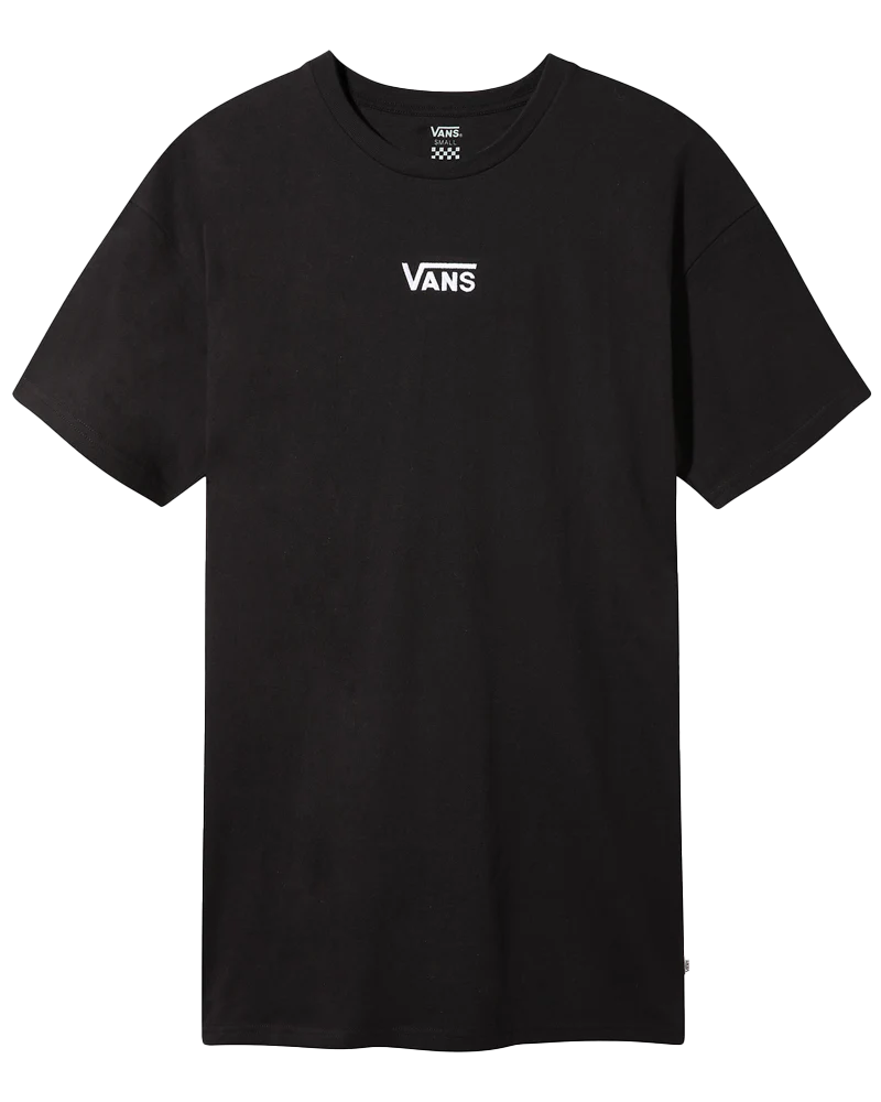 Vans Women’s Center Vee Tee Dress (black) | Vans | Dress - Northshore Newquay - Surf/Skate Shop