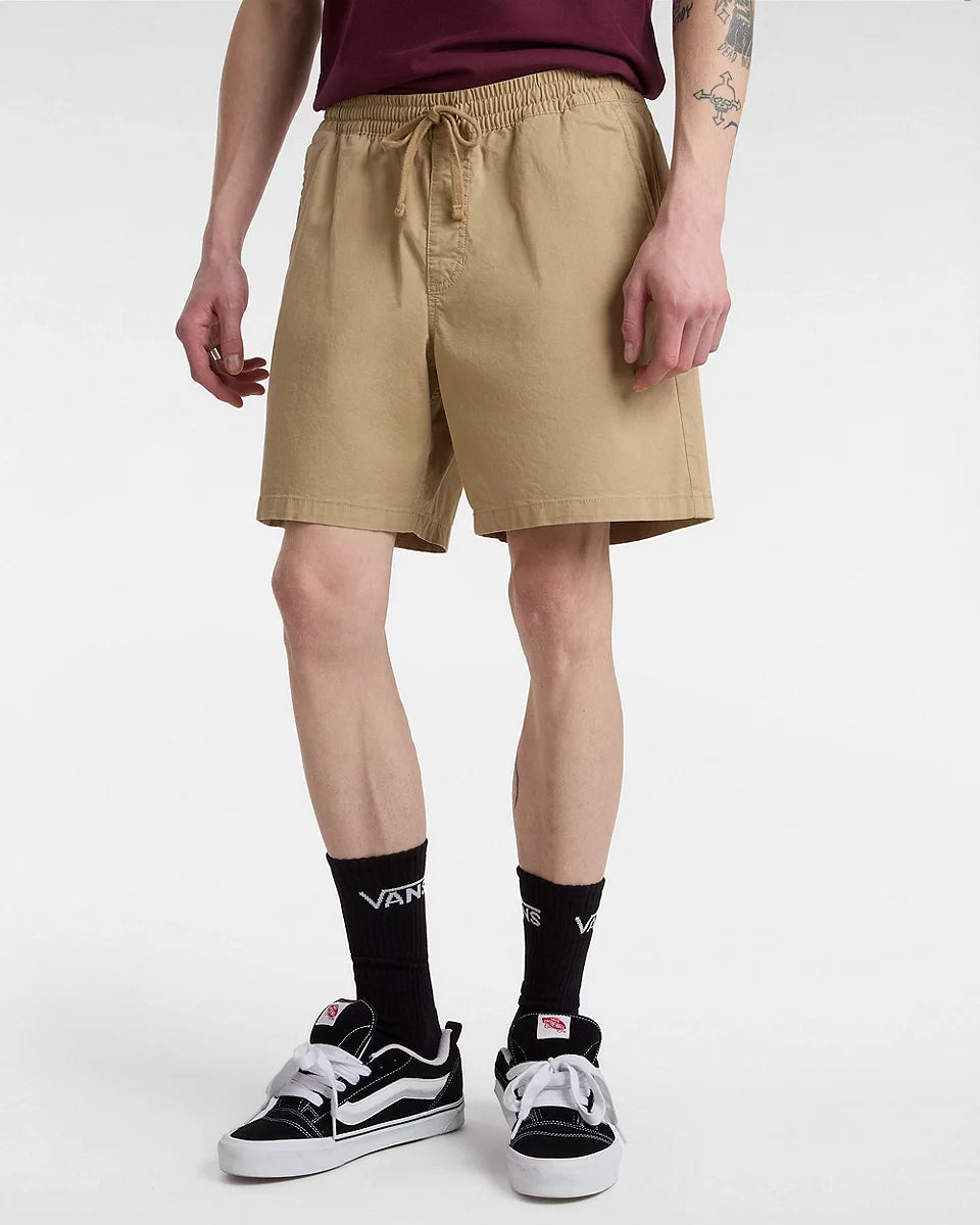 Vans Men's Range Relaxed Elastic Short- Khaki | Vans |
