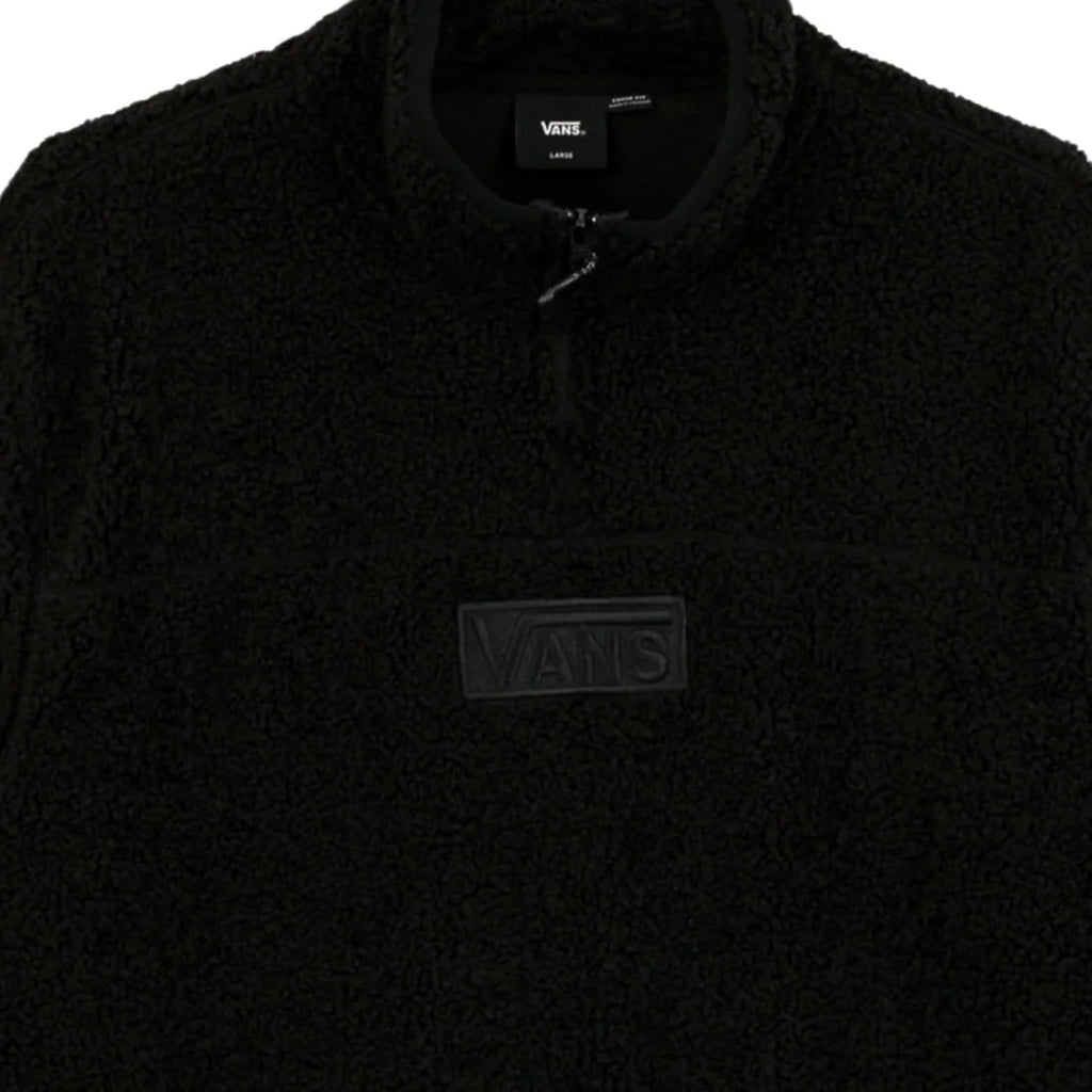 Vans Boxed Sherpa Quarter Zip Fleece - Black | Vans | Fleece - Northshore Newquay - Surf/Skate