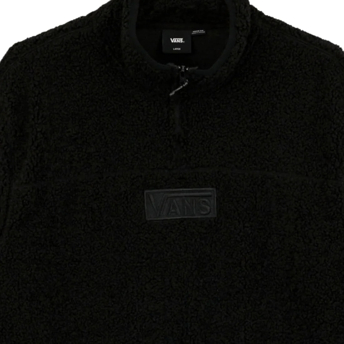 Vans Boxed Sherpa Quarter Zip Fleece - Black | Vans | Fleece - Northshore Newquay - Surf/Skate