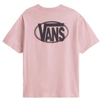 Vans OVAL LOGO LOOSE SS TEE - Misty Mauve | Vans | Mens T-Shirts - Northshore Newquay - Surf/Skate Shop