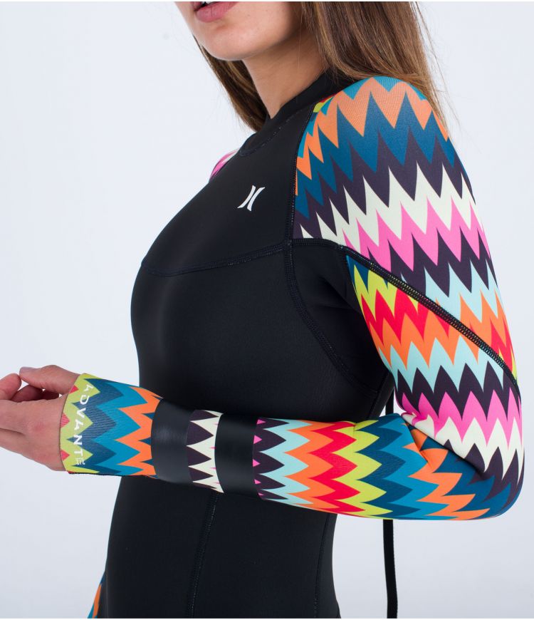 HURLEY - ADVANT - 2MM - SHORTY SPRINGSUIT - BLACK/WAVE | Hurley | Summer Wetsuit - Northshore Newquay - Surf/Skate Shop