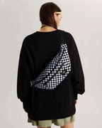 Vans Ward Cross Body Pack - Black/White Che | Vans | Mens Fashion Bags - Northshore Newquay - Surf/Skate Shop