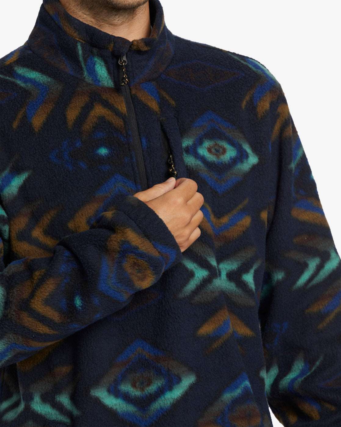Billabong Boundary - Polar Fleece Half Zip Pullover -Navy | Billabong | Fleece
