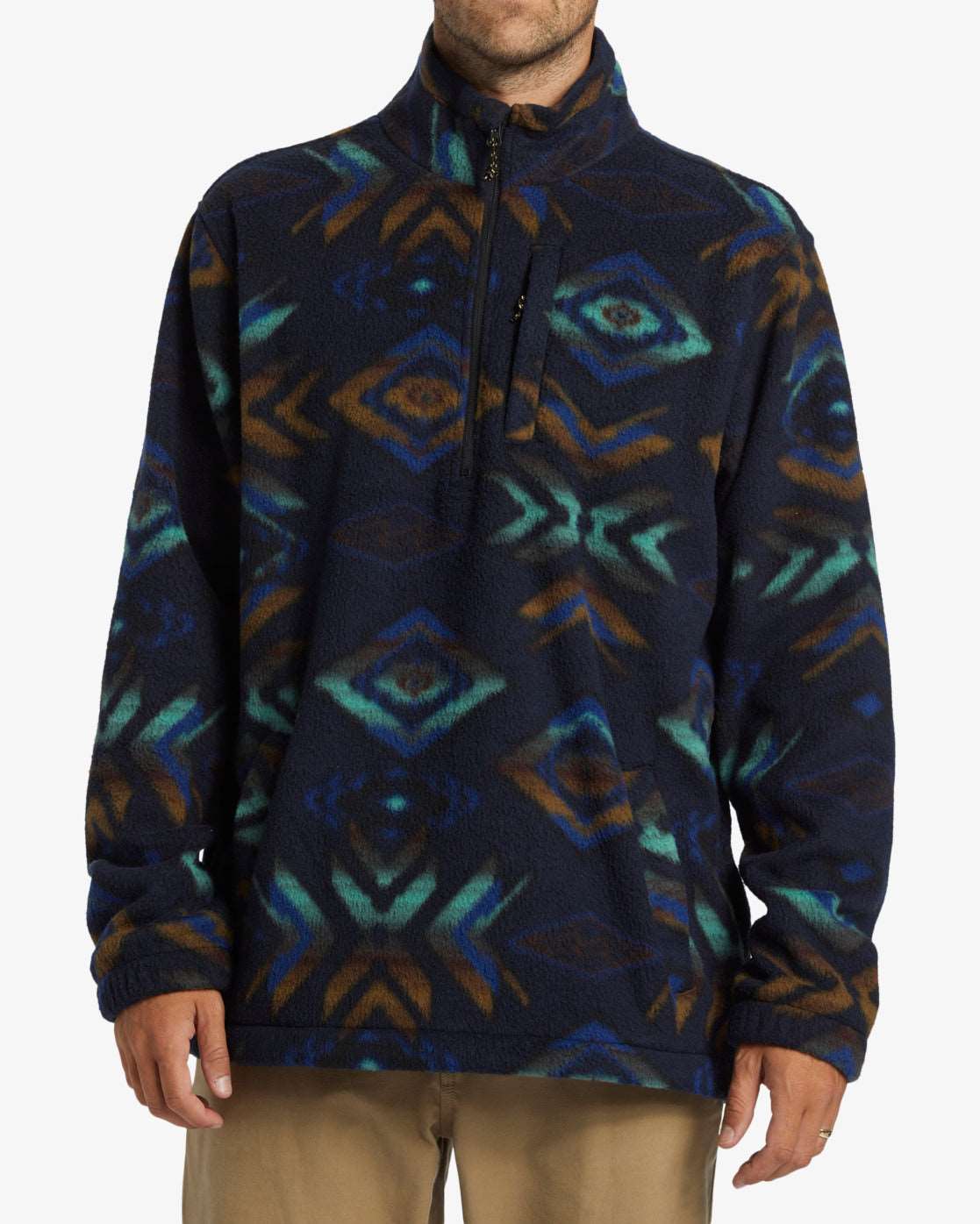 Billabong Boundary - Polar Fleece Half Zip Pullover -Navy | Billabong | Fleece