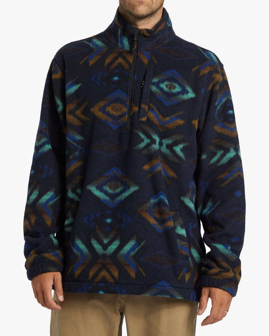 Billabong Boundary - Polar Fleece Half Zip Pullover -Navy | Billabong | Fleece