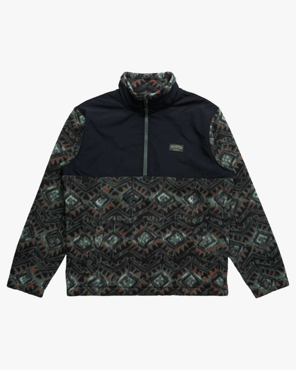 Billabong Boundary Re-issue - Polar Fleece Half Zip Pullover-black | Billabong | Fleece - Northshore Newquay - Surf/Skate Shop