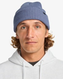 Billabong Arcade - Skull Fit Knit Cuffed Beanie-Slate Blue | Billabong | Beanie - Northshore Newquay - Surf/Skate