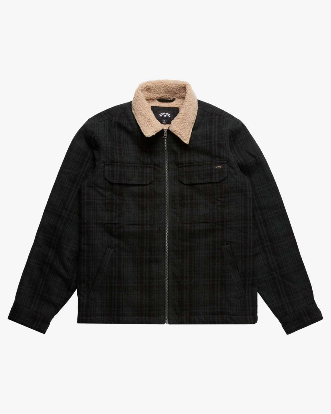 Billabong Barlow - Sherpa Lined Jacket-Forest Green | Billabong | Jacket