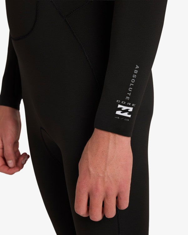 Billabong Absolute Core 4/3 Chest Zip Wetsuit | Billabong | - Northshore Newquay - Surf/Skate Shop