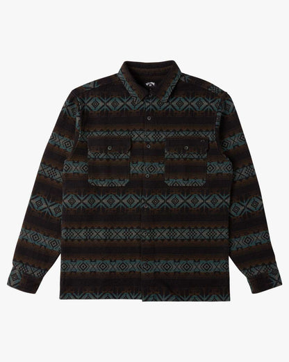 Billabong Offshore Jacquard Flannel -Black | Billabong | Fleece