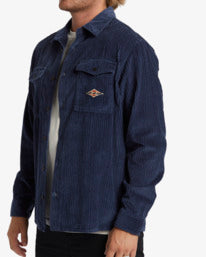 Billabong Bong Day Corduroy Long Sleeve Shirt-Dusty Navy | Billabong | Shirt