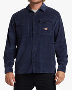 Billabong Bong Day Corduroy Long Sleeve Shirt-Dusty Navy | Billabong | Shirt