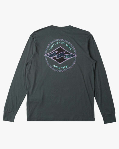 Billabong Rotor Diamond - Long Sleeves T-shirt-Slate Green | Billabong | T Shirt