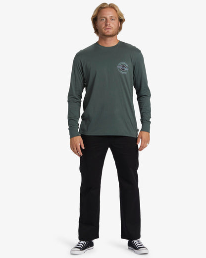 Billabong Rotor Diamond - Long Sleeves T-shirt-Slate Green | Billabong | T Shirt