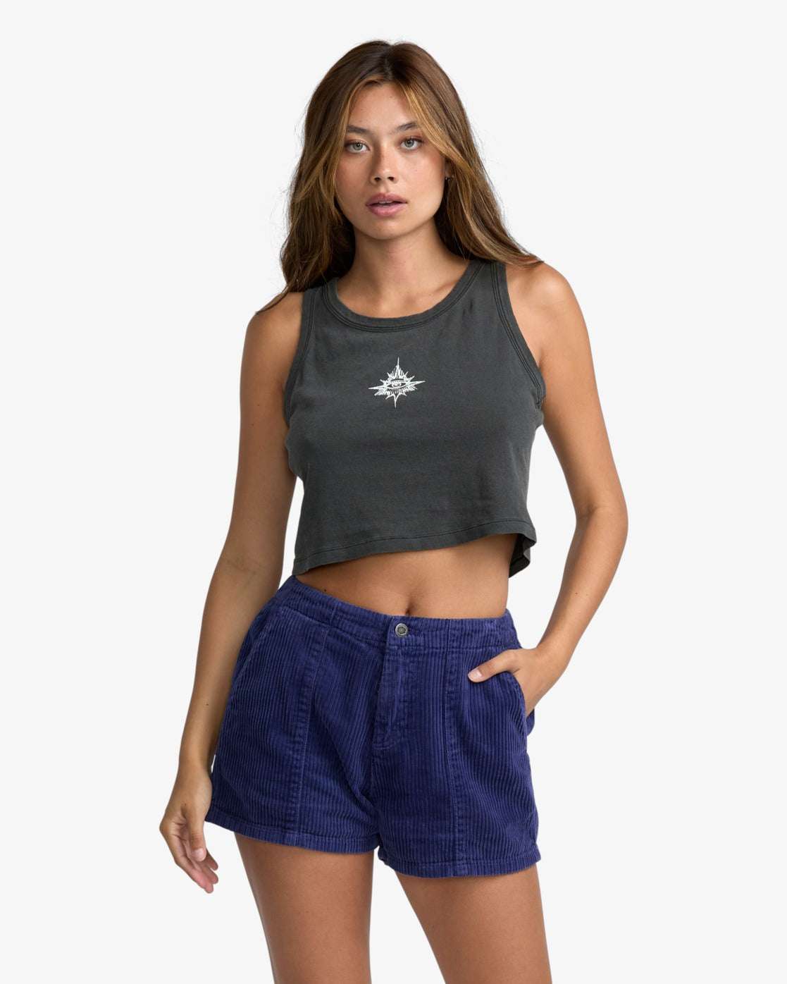 RVCA Daylight Corduroy Shorts-Midnight | RVCA | Shorts