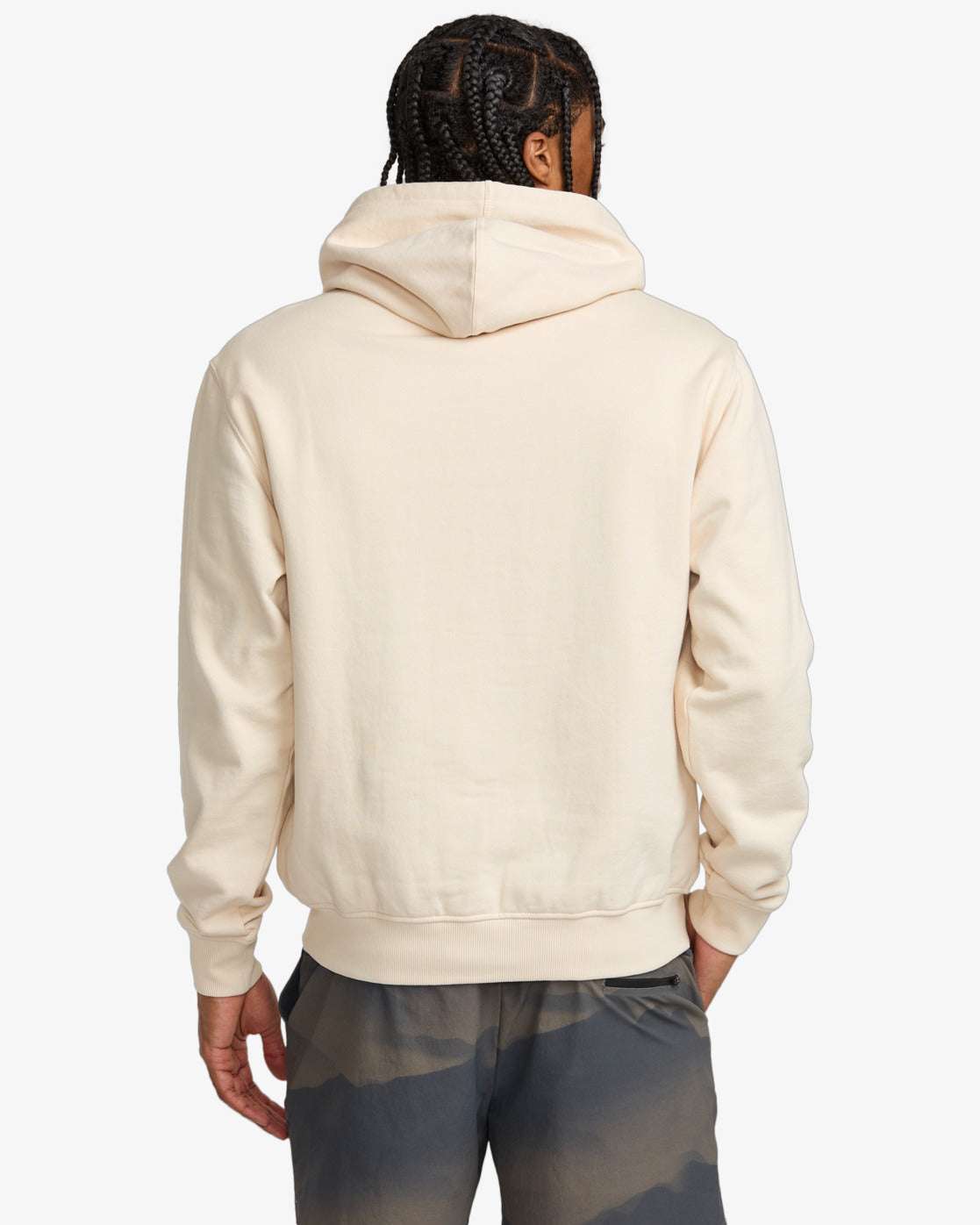 RVCA VA Essential Fleece Hooded Sweatshirt-Ceramic | RVCA | hoodie - Northshore Newquay - Surf/Skate Shop