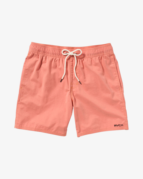 RVCA Opposites Elastic Hybrid Amphibian Shorts-Salmon