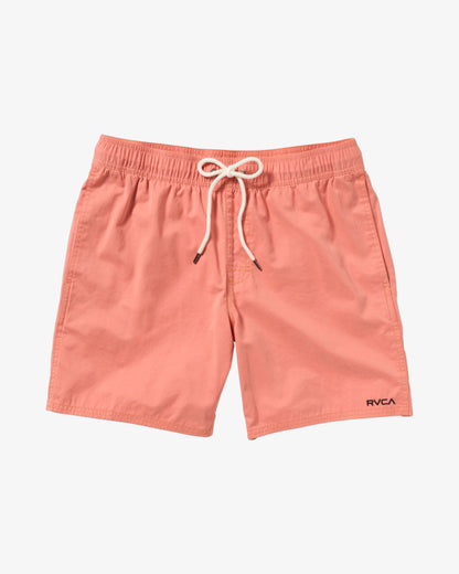 RVCA Opposites Elastic Hybrid Amphibian Shorts-Salmon