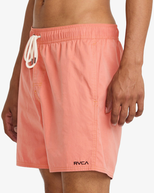 RVCA Opposites Elastic Hybrid Amphibian Shorts-Salmon