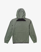 RVCA Yogger Zip Up Hooded Jacket-Sage Leaf | RVCA | Jacket