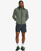 RVCA Yogger Zip Up Hooded Jacket-Sage Leaf | RVCA | Jacket