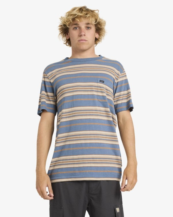 RVCA Magnolia T-Shirt-Vintage Navy | RVCA | - Northshore Newquay - Surf/Skate Shop
