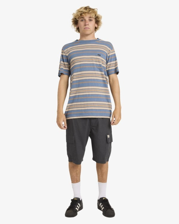 RVCA Magnolia T-Shirt-Vintage Navy | RVCA | - Northshore Newquay - Surf/Skate Shop