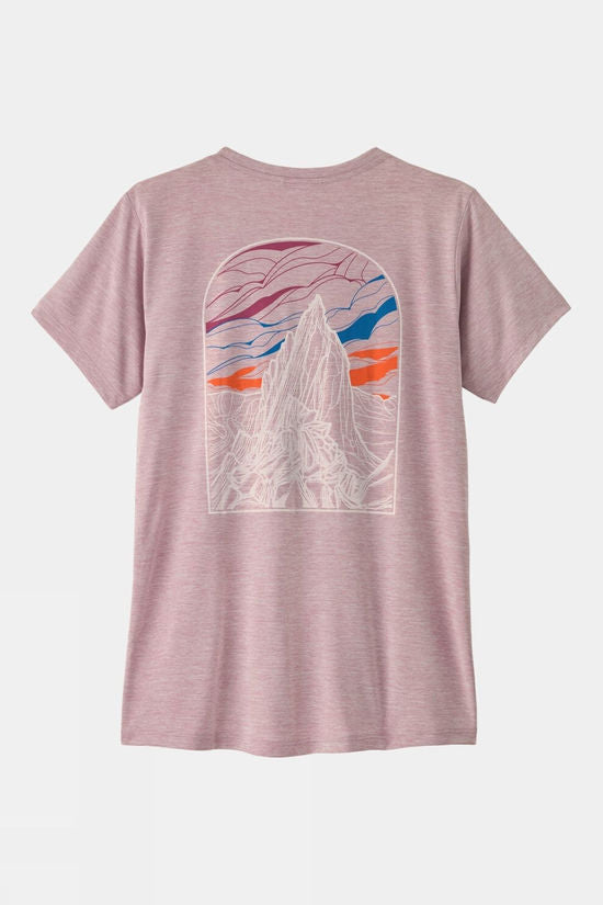 Patagonia Women's Capilene® Cool Daily Shirt - Cloud Crag-Quiet Violet | Patagonia | - Northshore Newquay - Surf/Skate Shop