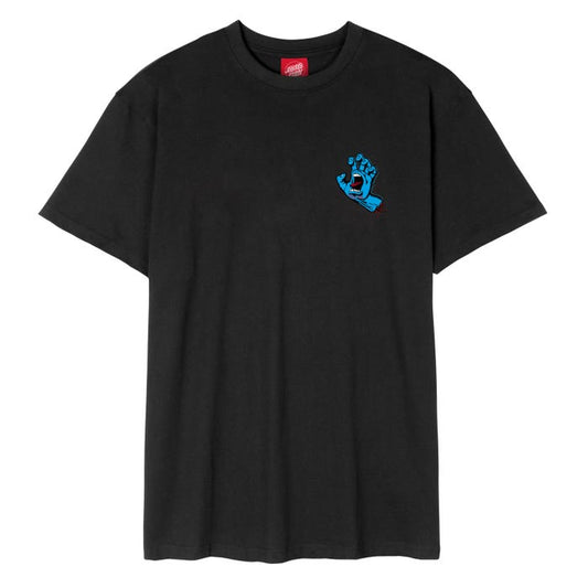 Santa Cruz Screaming Hand Chest Logo Tshirt-Black | Santa Cruz | T Shirt