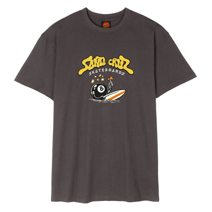 Santa Cruz Winkowski Surf Logo Tshirt-Washed Black | Santa Cruz |