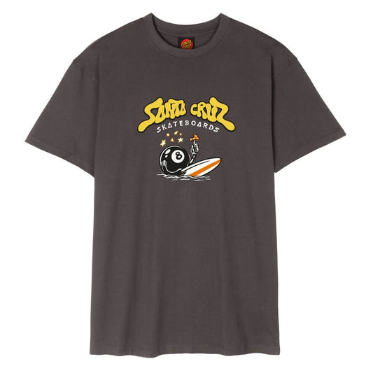 Santa Cruz Winkowski Surf Logo Tshirt-Washed Black | Santa Cruz |
