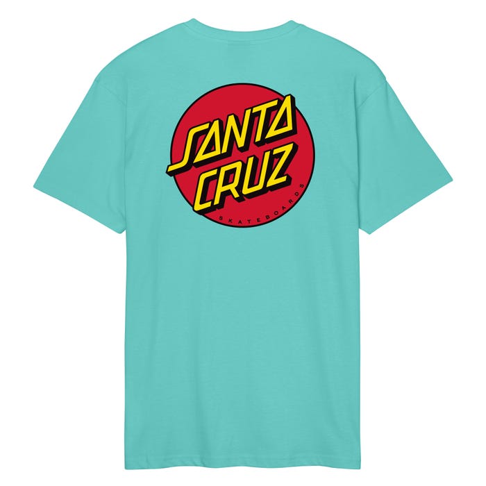 Santa Cruz Youth Classic Dot T-Shirt-Pool Blue | Santa Cruz |