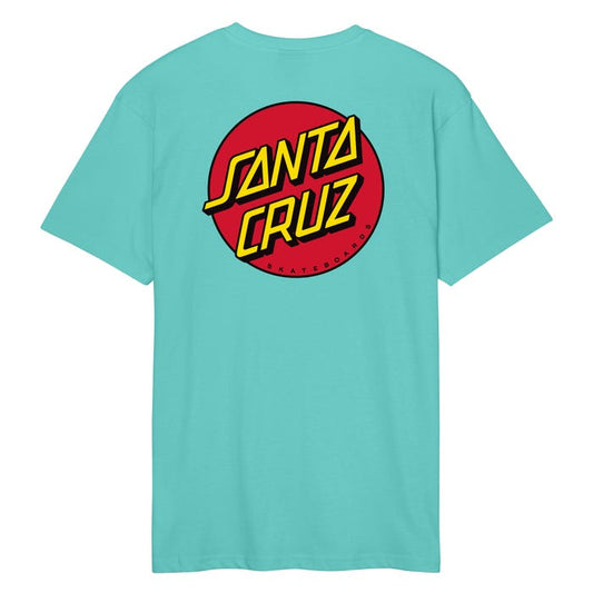 Santa Cruz Youth Classic Dot T-Shirt-Pool Blue | Santa Cruz |